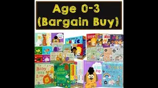 (Age 0-3 Book Bargain Bundle Set) Toddler Books, Early Learning Reading Books, Childrens Books Set