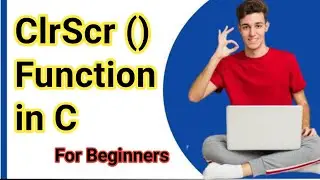 clrscr funciton in C | clrscr() function | clrscr() in C language || clrscr() in C programming