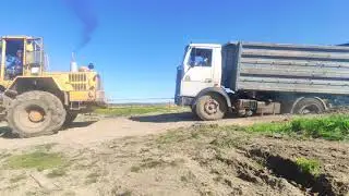 маз. застрял. вытащили. амкадор . прикол