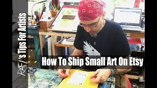 How To  Ship Small Art  Items On Etsy - A Step By Step - Tips For Artists