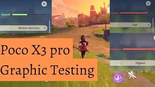 Genshin Impact mobile graphic testing. 