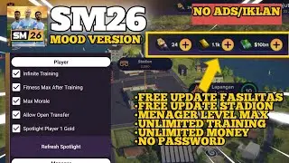MOD MENU SOCCER MANAGER 2026‼️  NO ADS/IKLAN UNLIMITED MONEY FITNESS MAX MAX MANAGER