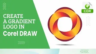 Create a Gradient Logo in Corel Draw | Corel Draw Tutorial  l ग्रेडिएंट लोगो  l लोगो डिझाइन