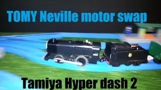 TOMY Plarail Neville with Tamiya motor mod (Hyper dash 2) and BR decals
