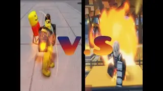 Genos (The Strongest Battlegrounds) Vs Shinra Kusakabe (Sakura Stand)
