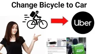 How to Change Uber Eats Bicycle to Car 2025