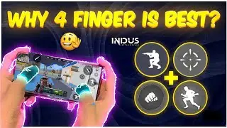 Indus Battle Royale 4 Finger Custom Hud Setting || Pro 4 finger Custom (Hud + Sensitivity)Setting😱