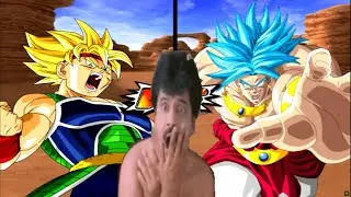 Bardock SSJ2 VS Broly SSJBLUE Dragon Ball Budokai Tenkaichi 3.