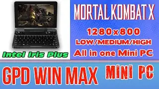 GPD WIN MAX Mortal Kombat X Mini PC Intel Core i5-1035G7 Intel Iris Plus 940