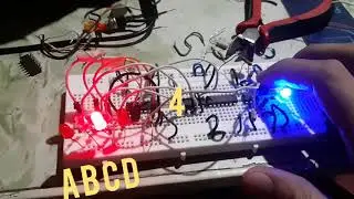 8 to 0 Binary Counter