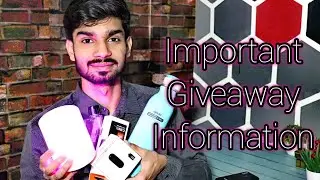 IMPORTANT GIVEAWAY Information of TECHS and FACTS | Aman Sachan | Giveaway