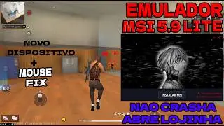MSI 5.9 Lite Emulator 🎉 New FPS Device, with Less Lag+, FPS ✅ FF V7A + Sensitivity + Mouse Fix 🍓