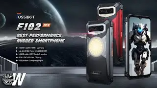 FOSSIBOT F102 various tests: Speaker, Display, Camera, Night Vision, Camping Light and Gaming