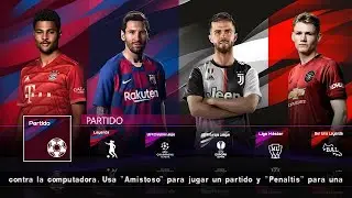 PES 2020 PPSSPP CÂMERA PS4 GRÁFICOS ULTRA HD, FACES ATUALIZADO