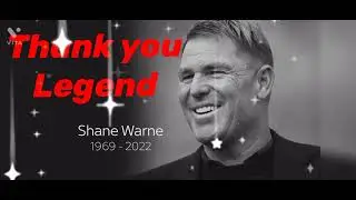A small tribute video to spin legend Shane warne(RIP,😢😢😥🥺) #RIPshaneWarne #legend #spinking #warney