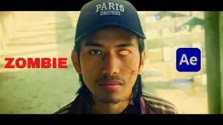 Zombie Eye VFX Effect in Adobe After Effects.