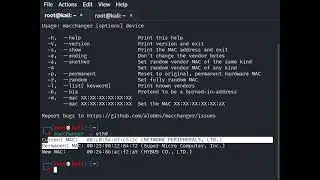 Changing IP & MAC Address