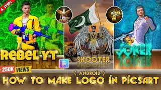 How to Make pubg logo Like Sp joker, solo king,star Anonymous in Android | Make pubg logo in picsart
