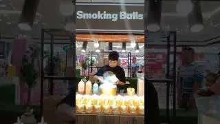 Smoking Balls #asmr #shortvideo #satisfyingvideo #smokingballs #malinavlog