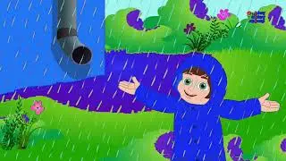 Incy wincy spider kids rhymes blue