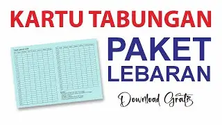 Kartu iuran | Kartu Tabungan Paket Lebaran | Kartu Catatan Arisan