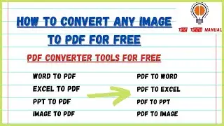 How to convert any image to pdf | Free pdf converter tool