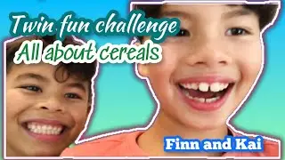 IN DOOR GAMES. All about Cereals. #twin #fun #challenge #gameforkids #indoor #indoorgames #twinbro