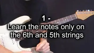 Tips To Memorize All The Notes on the Guitar Fretboard