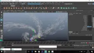 3d maya vortex field
