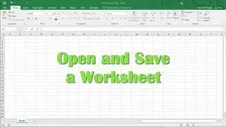 How to save file in excel? Microsoft Excel 2016