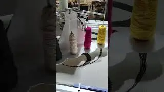 Automatic tufting machine for rug #tufting #tuftingmachine #rugs