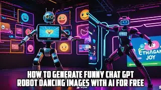 How To Generate Funny Chat GPT Robot Dancing Images With AI for free