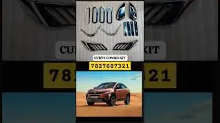 Tata Curvv Accessories🔥Tata Curvv Chrome Accessories #tatacurvvev