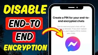 How to Remove (Disable) End to End Encryption in Messenger (Easy)