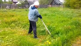 Ручной триммер.  Коса. Литовка