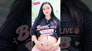 BUMIL LIVE 🔥 : Beautiful Mom in a Flirty Mood 💋 