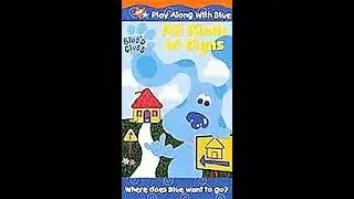 Opening To Blue's Clues:All Kinds Of Signs 2001 VHS