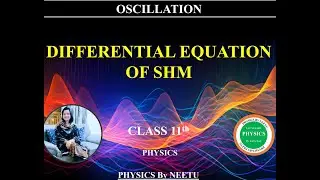 Simple Harmonic Motion|Differential equation of simple harmonic motion |Class 11 Physics Oscillation