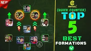 Top 5 Best Formations For Quick Counter In eFootball 2024