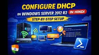 Configuring DHCP in server 2012 R2 in Hindi