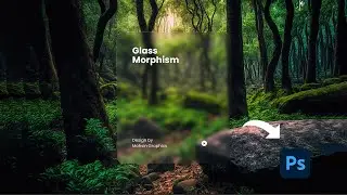 Design Like a Pro Mastering Glass Morphism in Adobe Photoshop اردو / हिंदी