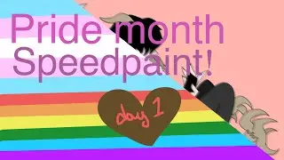 “Pride month day 1: Gay” 🌙Speedpaint [PART 1]