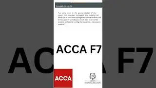 Examiner's Comments F7 #education #f7 #acca #exam #guide #degree #student #accounting #tips #exam