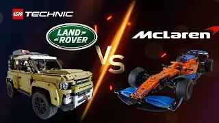 What is the best Lego technic car? Land Rover Defender VS McLaren F1
