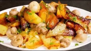 Just potatoes! All the neighbors will be asking for the recipe!