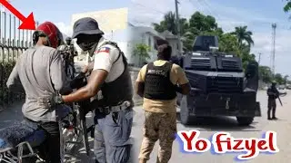 Plizyè polisye kagoule pran Jean Lune Vixamar nan stasyon kfou ayopo epi al fizye l