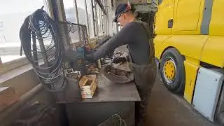 Стажёруем молодое поколение. Снятие суппортов и диагностика ступичных подшипников ося SAF