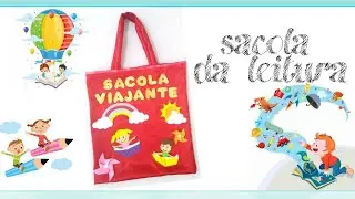 Sacola viajante/ sacola de leitura