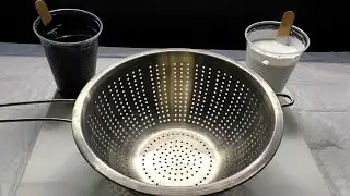 Acrylic Pouring - Colander Pour - Why Reverse ?! Awesome Fluid Art !