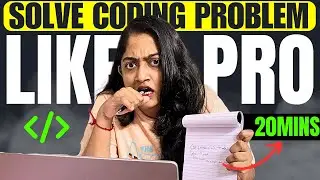 BUILD CODING LOGIC in Just 20Mins🤯SECRET STRATEGY to Solve CODING PROBLEM🔴🚀